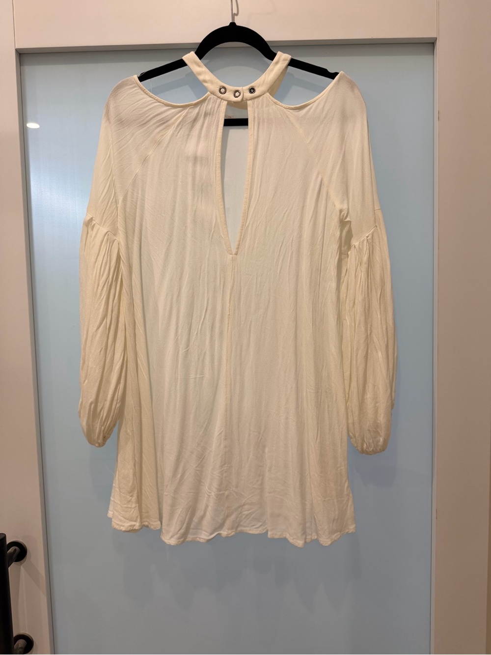 Free People White Long-Sleeve elegant dress - Picture 4 of 4